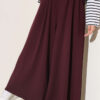 Relaxed Fit Pants with Pockets Burgundy