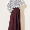 Relaxed Fit Pants with Pockets Burgundy – Bild 2