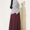 Relaxed Fit Pants with Pockets Burgundy – Bild 3