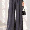 Relaxed Fit Pants with Pockets Smoke