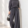 Relaxed Fit Pants with Pockets Smoke - الصورة 2