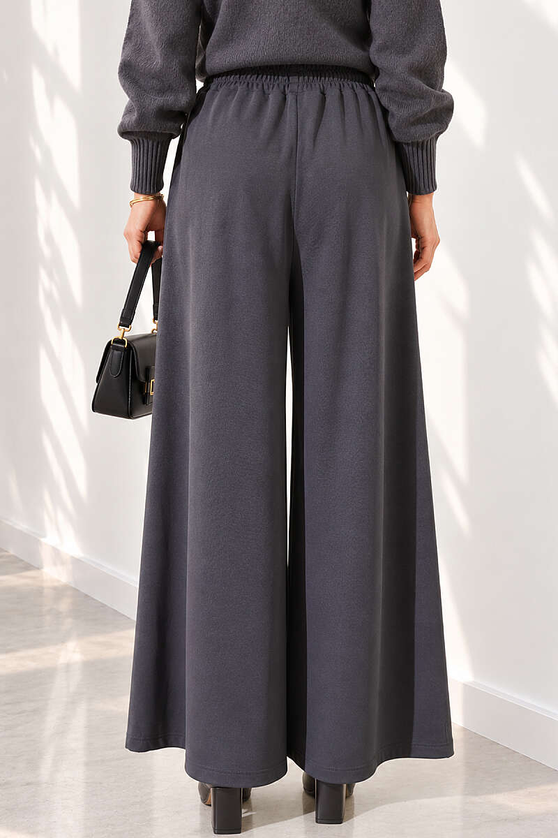 Relaxed Fit Pants with Pockets Smoke - الصورة 4