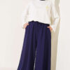 Relaxed Fit Pants with Pockets Navy Blue – Bild 2