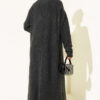 ⁦Pocketed Long Knit Cardigan Anthracite⁩ - الصورة ⁦3⁩