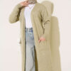Pocketed Long Knit Cardigan Nefti – Bild 2