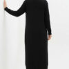 Pocketed Long Knit Cardigan Black - immagine 3