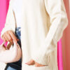 ⁦Pocketed Long Knit Cardigan Stone⁩ - الصورة ⁦4⁩
