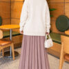 Embroidered V-Neck Knit Cardigan Ecru - immagine 4