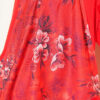 Floral Pattern Detail Shawl Red – Bild 4