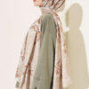 ⁦Floral Pattern Detail Shawl Nefti⁩ - الصورة ⁦3⁩