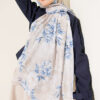 Floral Pattern Detail Shawl Stone