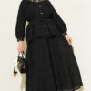 Half-Zip Loisha Tunic Two-Piece Set Black – Bild 5