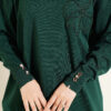 Embroidered Flower French Terry Tunic Nefti – Bild 4