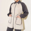 Two-Pocket Waffle Knit Two-Piece Set Smoke – Bild 2