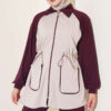 Two-Pocket Waffle Knit Two-Piece Set Plum - Afbeelding 2