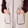 Two-Pocket Waffle Knit Two-Piece Set Plum - Afbeelding 4