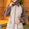 Two-Pocket Waffle Knit Two-Piece Set Mink – Image 2