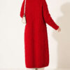 Long French Terry Cardigan with Double Pockets Red - Imagen 4