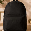 Double Zippered Backpack Black – Bild 2