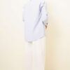 Double Pleated Wide Leg Trousers White – Image 3