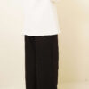 Double Pleated Wide Leg Trousers Black – Image 3