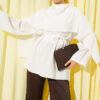 Removable Shawl Detail Modal Tunic Orchid - immagine 5