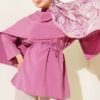 Removable Shawl Detail Modal Tunic Orchid