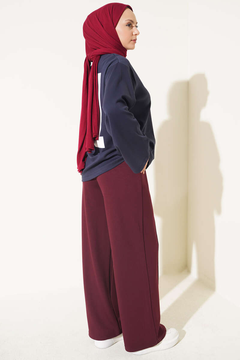 Trousers Burgundy – Bild 3