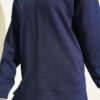 Buttoned Scuba Two-Piece Set Navy Blue - immagine 4