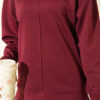 Buttoned Scuba Two-Piece Set Plum - immagine 4