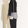 Striped Trim French Terry Two-Piece Set Black - immagine 3