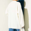 Ribbed Embossed Knit Tunic Ecru - Imagen 3