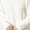 Ribbed Embossed Knit Tunic Ecru - Imagen 4