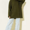 Ribbed Embossed Knit Tunic Khaki – Image 2