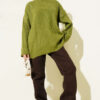 Ribbed Embossed Knit Tunic Green - Imagen 2
