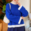 Lace-Accented Basic Tunic Saxon Blue – Bild 3