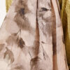 Patterned Bamboo French Terry Shawl Beige - Image 4