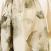 Patterned Bamboo French Terry Shawl Khaki - الصورة 4