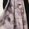 Patterned Bamboo French Terry Shawl Sand Beige - الصورة 4