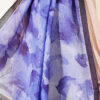 Patterned Bamboo French Terry Shawl Navy Blue – Bild 4