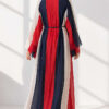 Patterned Belted Wide Sleeve Dress Assorted 2 – Bild 3