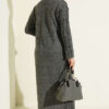 Patterned Knitted Hair Cable Dress Smoke - Imagen 3