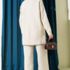Stitch Detail Basic Knit Two-Piece Set Beige - immagine 3