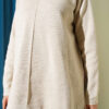 Stitch Detail Basic Knit Two-Piece Set Beige - immagine 4