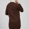 Button-Detail V-Neck Knit Cardigan Brown – Bild 3