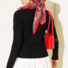 Button-Detail Ruffled Knit Cardigan Black - Imagen 3