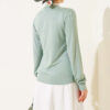 Buttoned Short Viscose Cardigan Mint - Image 3