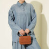 Buttoned Relaxed Two-Piece Set Indigo – Bild 2