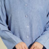 Buttoned Relaxed Two-Piece Set Blue - immagine 4