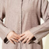 Buttoned Relaxed Two-Piece Set Powder Pink - immagine 4